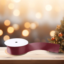 Trendkleuren - Crimson Red Color - Solid Satijnen Lint