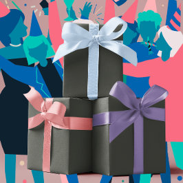 Trendkleuren - Donker Bos Grijs - Solid Inpakpapier Vel