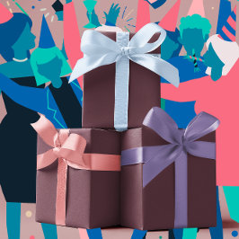 Trendkleuren - Donkerrode wijnkleur Inpakpapier Vel