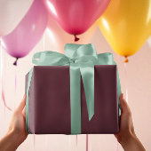 Trendkleuren - Donkerrode wijnkleur Inpakpapier Vel