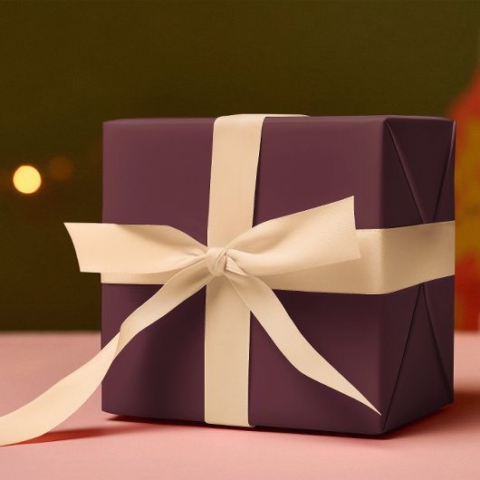 Trendkleuren - Donkerrode wijnkleur Inpakpapier Vel