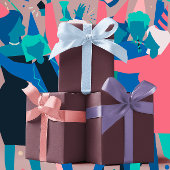 Trendkleuren - Donkerrode wijnkleur Inpakpapier Vel