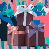 Trendkleuren - Donkerrode wijnkleur - Solid Roll Cadeaupapier