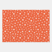 Trendkleuren - Flame Red Color - Patroon Inpakpapier Vel (Voorkant 3)
