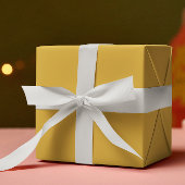 Trendkleuren - Goudgele kleur - Effen Inpakpapier Vel