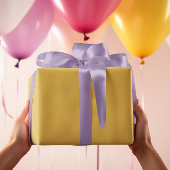 Trendkleuren - Goudgele kleur - Effen Inpakpapier Vel