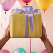 Trendkleuren - Goudgele kleur - Solid Roll Cadeaupapier