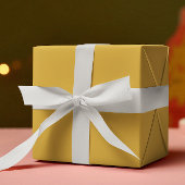 Trendkleuren - Goudgele kleur - Solid Roll Cadeaupapier