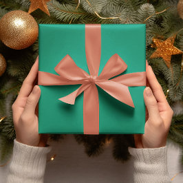 Trendkleuren - Jade Green Color - Solid Roll Cadeaupapier