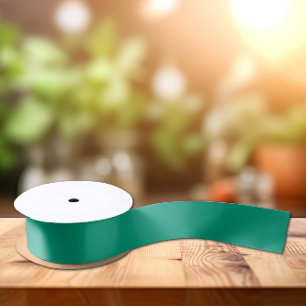 Trendkleuren - Jade Green Color - Solid Satijnen Lint