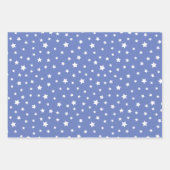 Trendkleuren - Jewel Blue Kleur - Patroon Inpakpapier Vel (Voorkant 3)