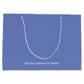 Trendkleuren - Jewel Blue Kleur - Solid Groot Cadeauzakje (Achterkant)