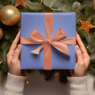 Trendkleuren - Jewel Blue Kleur - Solid Roll Cadeaupapier