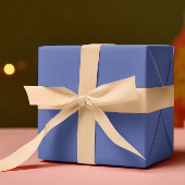 Trendkleuren - Jewel Blue Kleur - Solid Roll Cadeaupapier