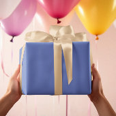 Trendkleuren - Jewel Blue Kleur - Solid Roll Cadeaupapier