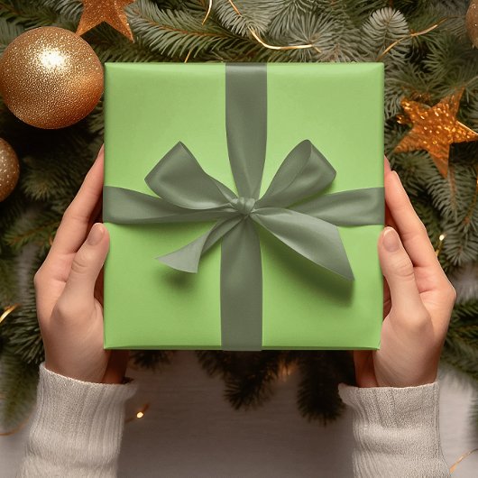 Trendkleuren - Kiwi Green Color - Solid Roll Cadeaupapier