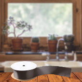 Trendkleuren - Koffie bruin kleur - Solid Satijnen Lint