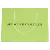 Trendkleuren - Lente Groene Kleur - Solid Groot Cadeauzakje (Voorkant)