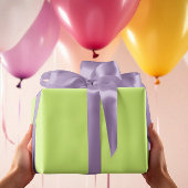 Trendkleuren - Lente Groene Kleur - Solid Inpakpapier Vel