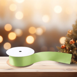 Trendkleuren - Lente Groene Kleur - Solid Satijnen Lint