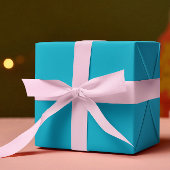 Trendkleuren - Levendige cyaan kleur - Solid Roll Cadeaupapier