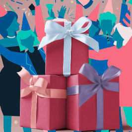 Trendkleuren - Levendige magenta kleur - Solid Inpakpapier Vel