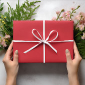 Trendkleuren - Levendige rode kleur - Solid Roll Cadeaupapier