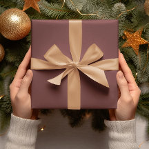 Trendkleuren - Mahonie bruine kleur - Solid Roll