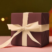 Trendkleuren - Mahonie bruine kleur - Solid Roll Cadeaupapier