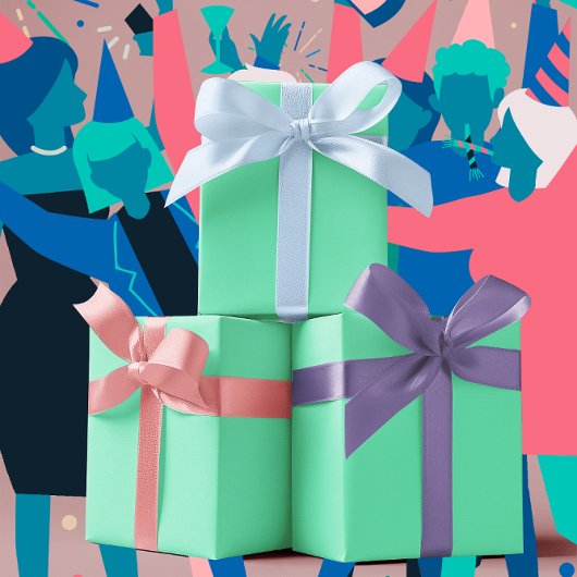 Trendkleuren - Minty Green Color - Solid Inpakpapier Vel