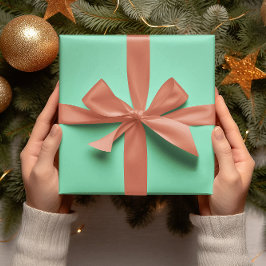 Trendkleuren - Minty Green Color - Solid Roll Cadeaupapier