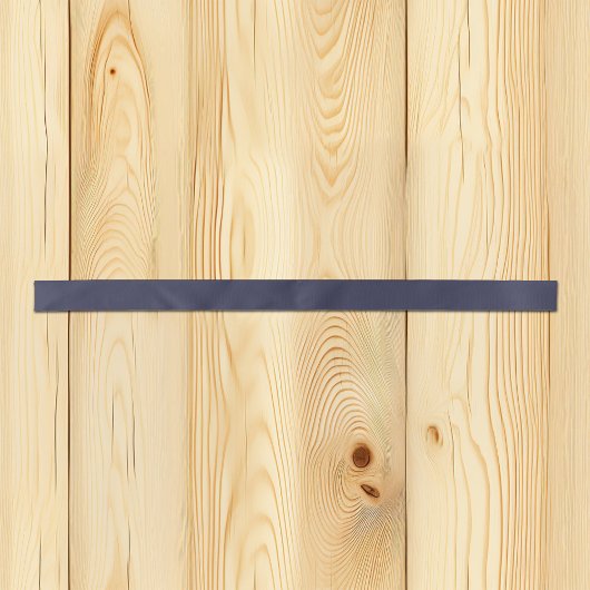 Trendkleuren - Navy Blue Kleur - Solid Satijnen Lint