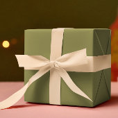 Trendkleuren - Olijfgroene kleur - Solid Roll Cadeaupapier