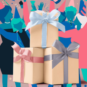 Trendkleuren - Perzik Blush Kleur - Effen Inpakpapier Vel