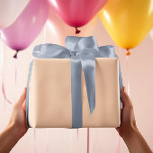 Trendkleuren - Perzik Blush Kleur - Effen Inpakpapier Vel