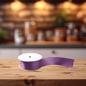 Trendkleuren - Plum Paarse kleur - Solid Satijnen Lint