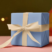 Trendkleuren - Poeder Blauwe Kleur - Solid Roll Cadeaupapier