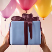 Trendkleuren - Poeder Blauwe Kleur - Solid Roll Cadeaupapier