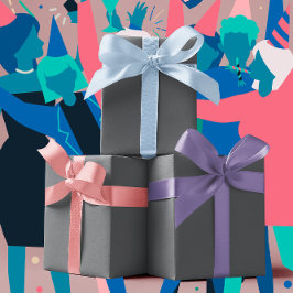 Trendkleuren - Slate Grey Kleur - Solid Inpakpapier Vel