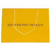 Trendkleuren - Sunburst Yellow Kleur - Solid Groot Cadeauzakje (Voorkant)