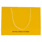 Trendkleuren - Sunburst Yellow Kleur - Solid Groot Cadeauzakje (Achterkant)