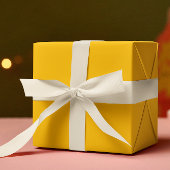 Trendkleuren - Sunburst Yellow Kleur - Solid Roll Cadeaupapier