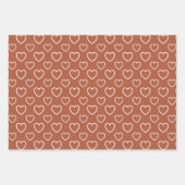 Trendkleuren - Verbrande koperkleur - Patroon Inpakpapier Vel (Voorkant)