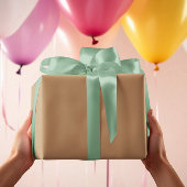 Trendkleuren - Warme beige kleur - Solid Roll Cadeaupapier