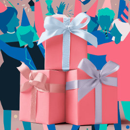 Trendkleuren - Watermeloen Roze Kleur - Solid Inpakpapier Vel