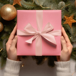 Trendkleuren - Watermeloen Roze Kleur - Solid Roll Cadeaupapier