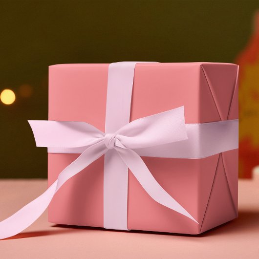 Trendkleuren - Watermeloen Roze Kleur - Solid Roll Cadeaupapier