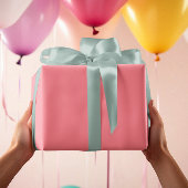 Trendkleuren - Watermeloen Roze Kleur - Solid Roll Cadeaupapier