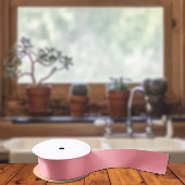 Trendkleuren - Watermeloen Roze Kleur - Solid Satijnen Lint