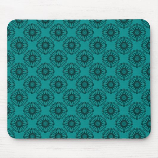 Trendsetter Mousepad, Blauwgroen Muismat (Voorkant)